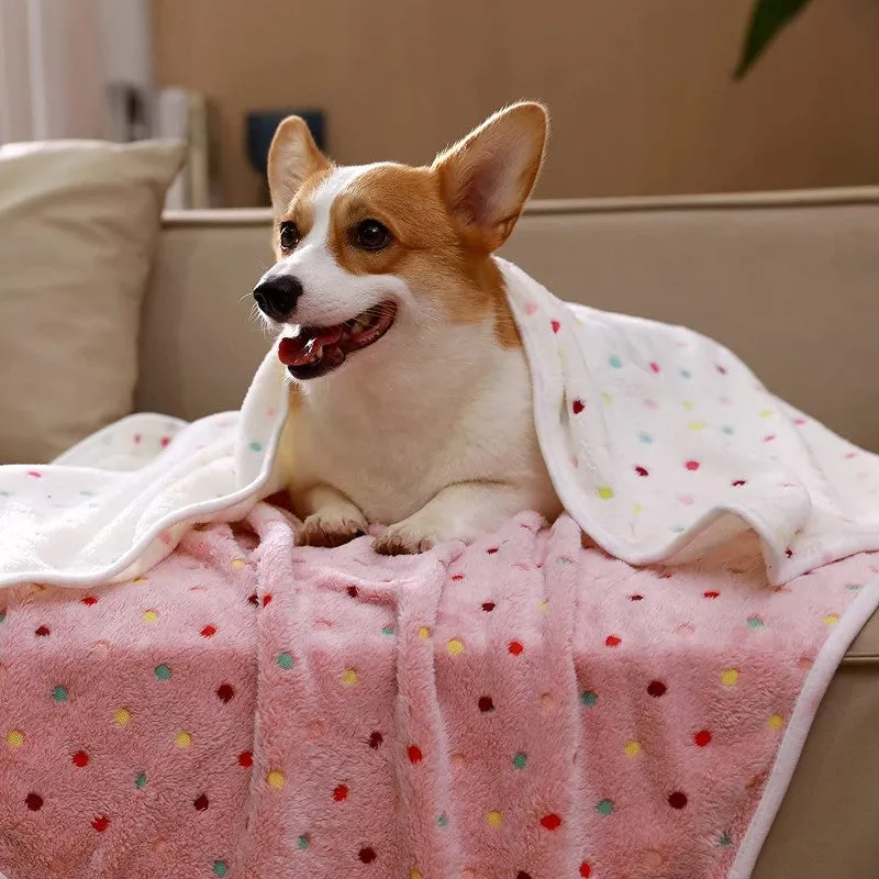 1 Pack 3 Blankets Super Soft Fluffy Premium Fleece Pet Blanket