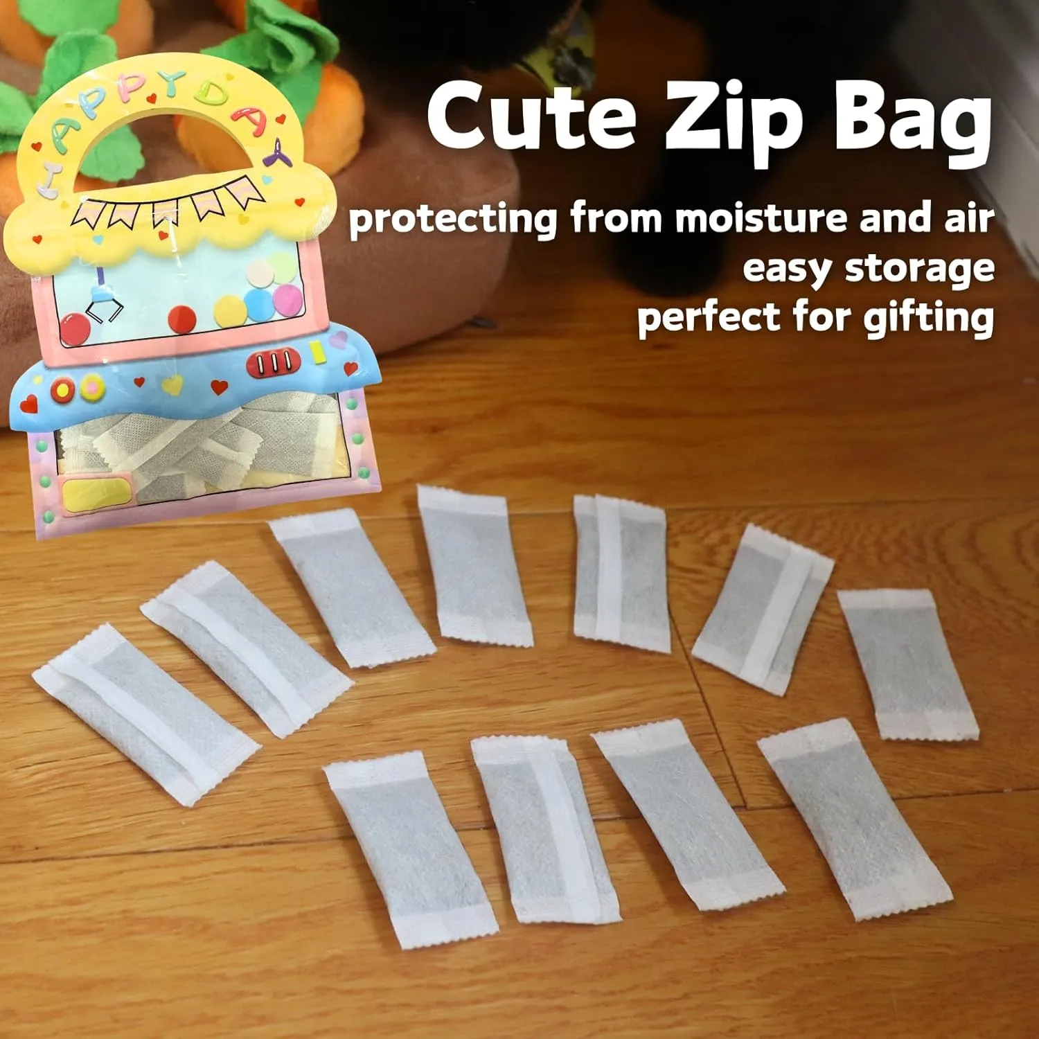 12 Pack Natural Catnip Pouches for Cat Toys, Non-Woven Fabric Cat nip Refills, Gift Packaging with Catnip Tea Bags and Feather Whale Toy