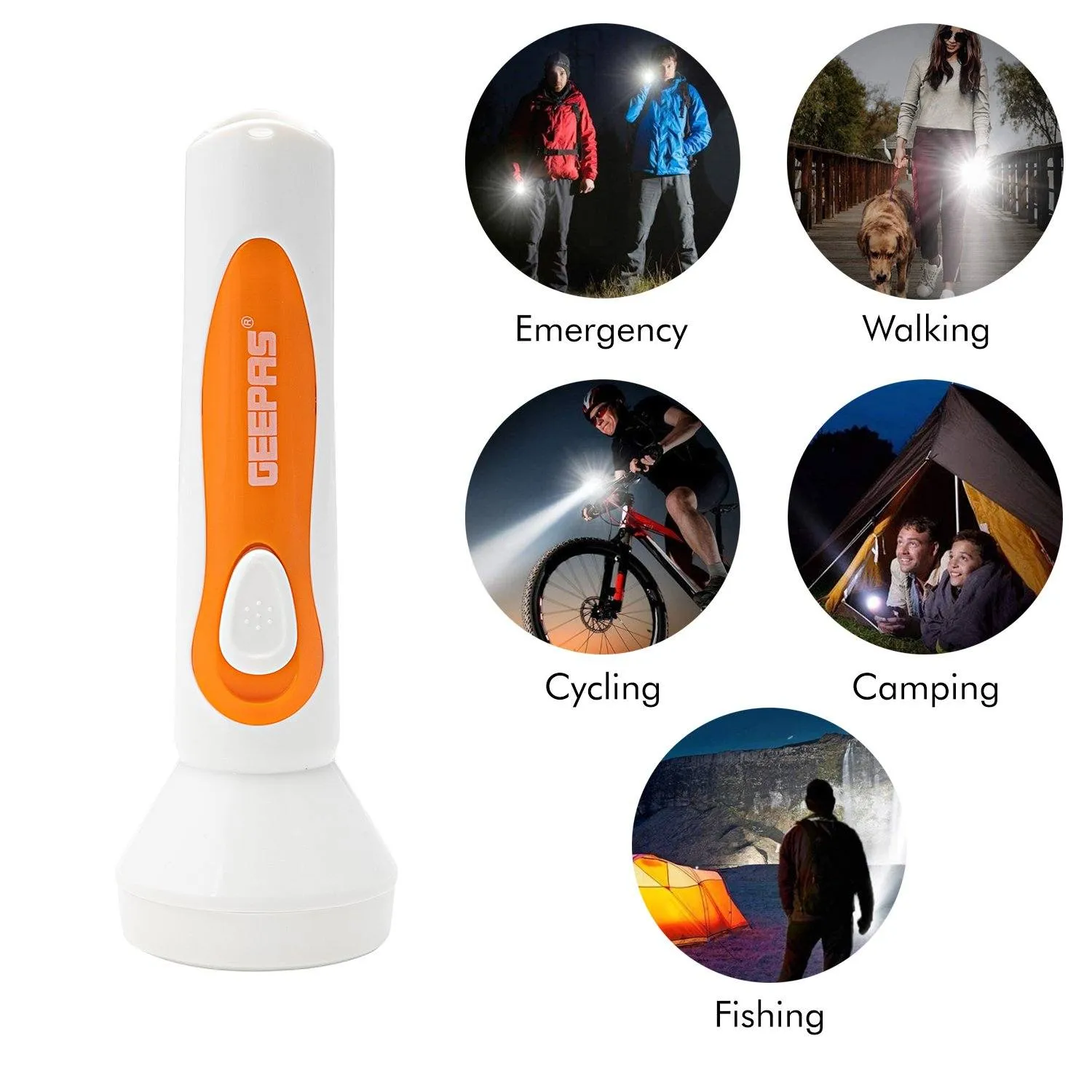 1500mAh Rechargeable LED Flashlight