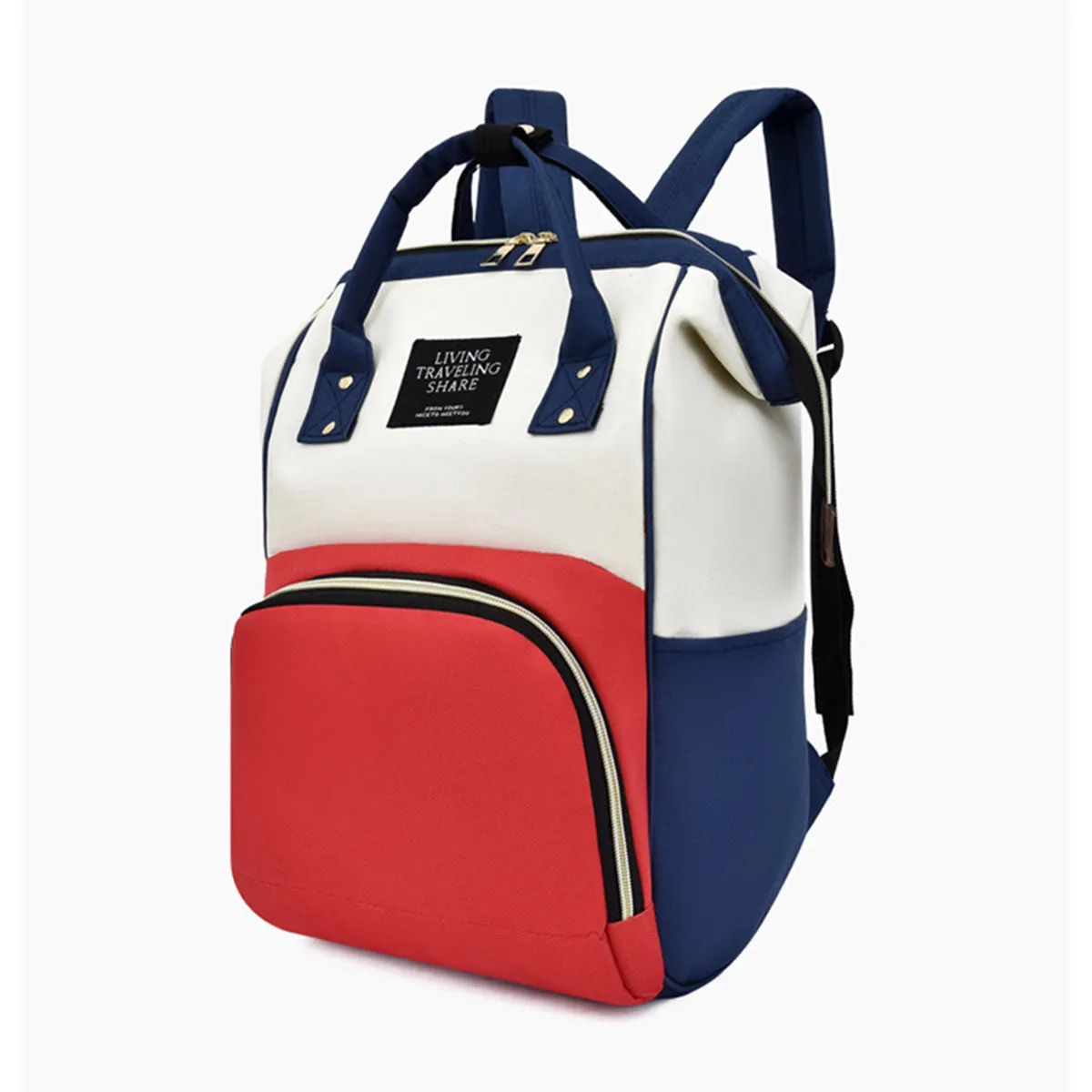 36L Canvas Diaper Bag Backpack - Perfect for Mom and Baby When Traveling! - Mother Multifunctional Shoulder Outdoor Camping Travel
