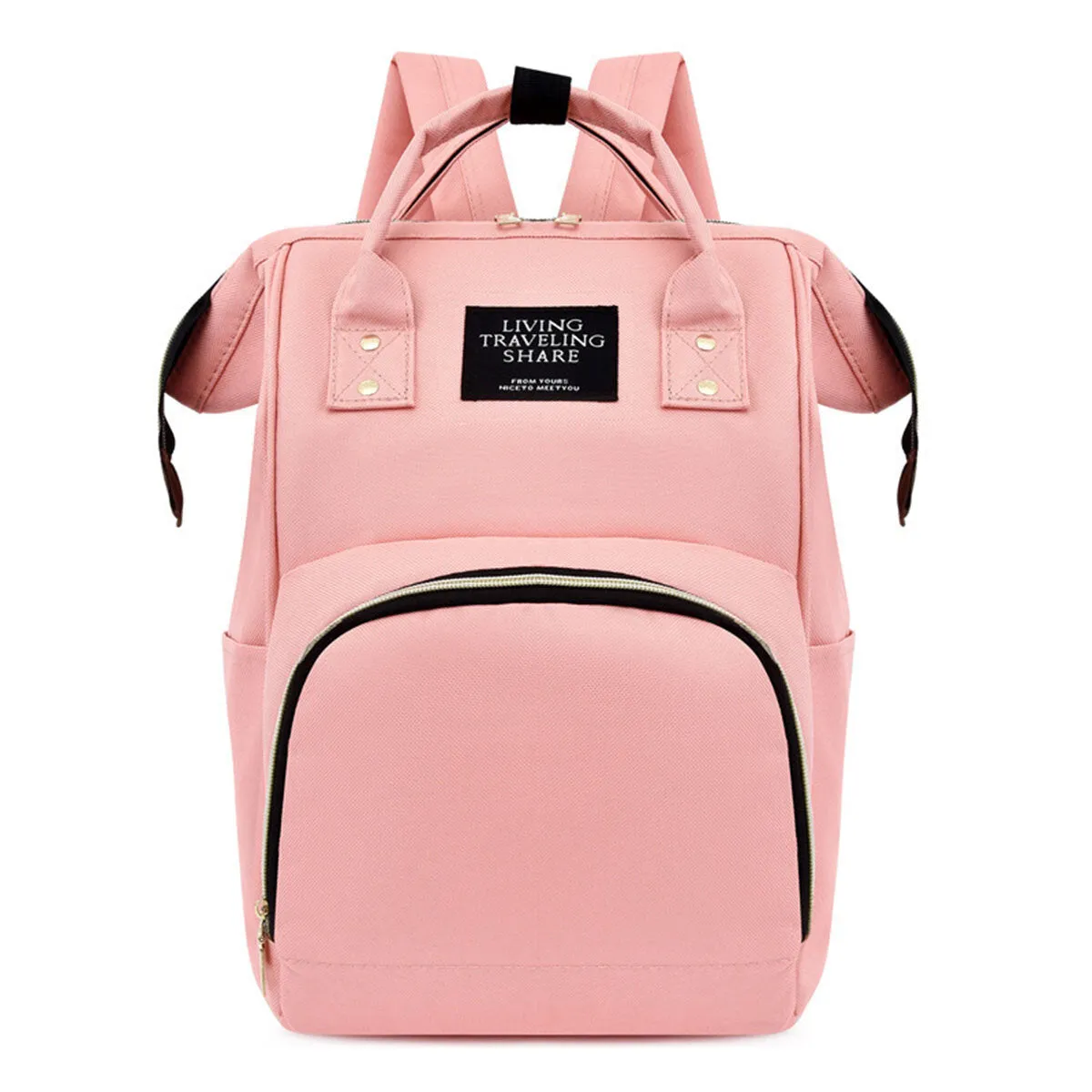 36L Canvas Diaper Bag Backpack - Perfect for Mom and Baby When Traveling! - Mother Multifunctional Shoulder Outdoor Camping Travel