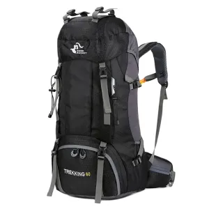 50L 60L Outdoor Hiking Backpacks Waterproof Camping Bag