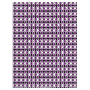 Asexual Panromantic Argyle Pride Minky Blankets