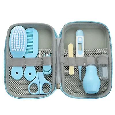 blue Baby nail clippers, nasal aspirator, electronic thermometer combo set AZ19561