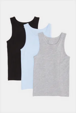 Boys Assorted Vest Set (Pack of 3)