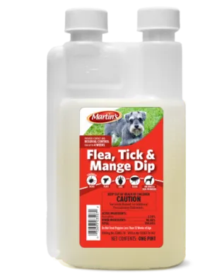 Control Solutions Flea Tick & Mange Dip Long-lasting Insecticide (1 Pint)
