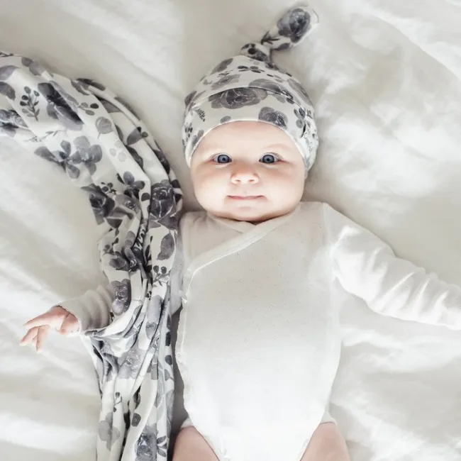 copper pearl swaddle blanket - rowan