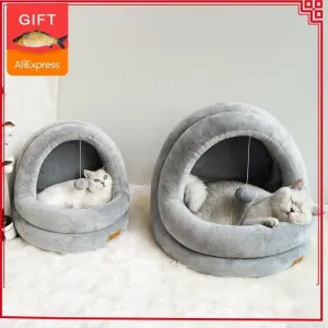 Cozy Haven: Luxurious Cat House Beds For Your Furry Friends by Dog Hugs Cat