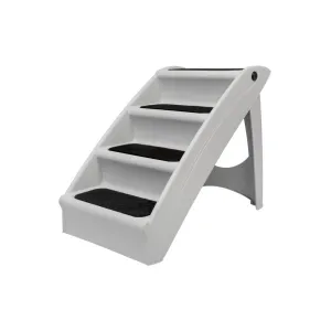Cozy Up Folding Pet Steps 20" Grey