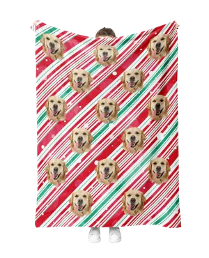 Custom CandyCane Blanket