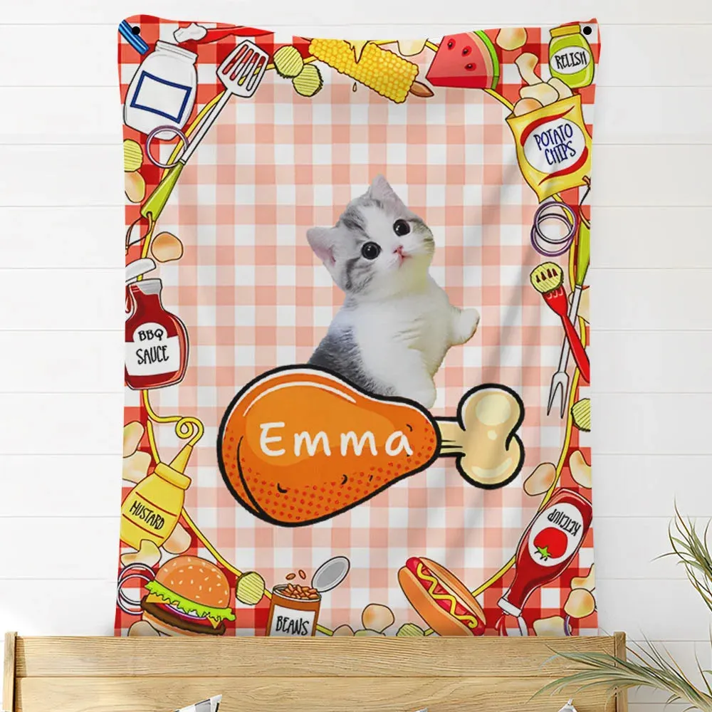 Custom Photo Blankets Personalized Photo Fleece Blanket Painting Style Blanket-For Pet 30