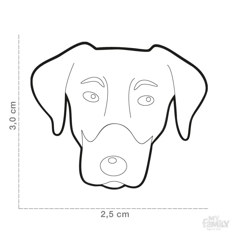 Dobermann Dog Name Tag