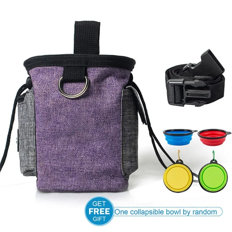 Dog Pouch Dog Training Pouch With Adjustable Waist Belt Shoulder Strap