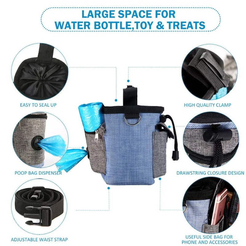 Dog Pouch Dog Training Pouch With Adjustable Waist Belt Shoulder Strap
