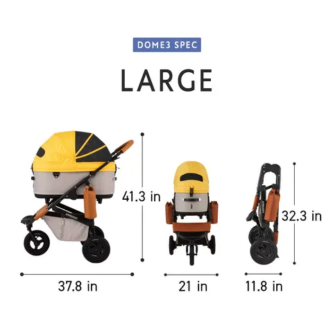Dome 3 Pet Stroller: Carrot