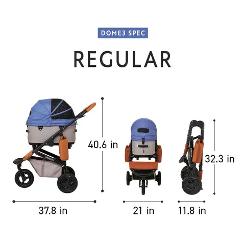 Dome 3 Pet Stroller: Carrot