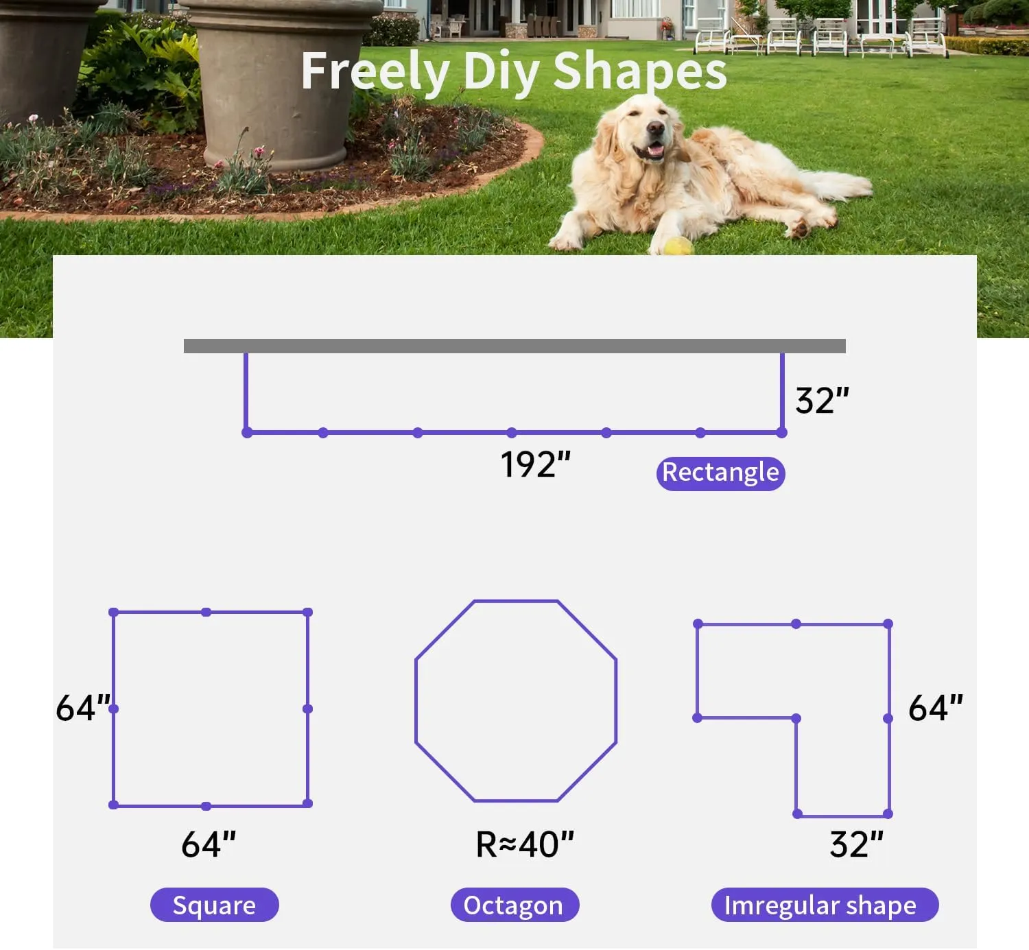 FDW Dog Playpen Dog Pen Dog Kennel 8 Panels 40 Inch Hight Indoor Outdoor Folding Metal Portable Puppy Exercise Pen Heavy Duty Dog Fence for Yard Camping,Black