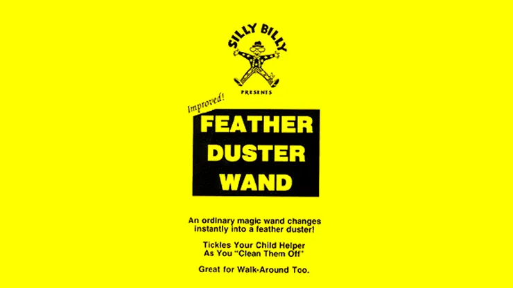 Feather Duster Wand (BLUE)- Silly Billy