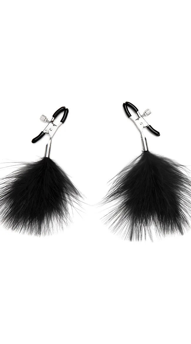 Feather Tickler Nipple Clamps