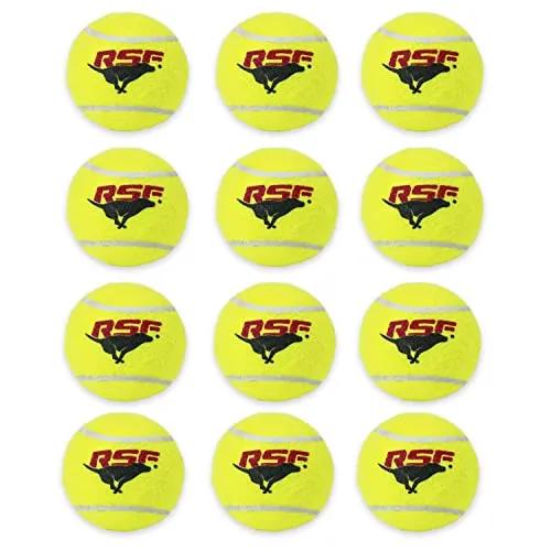 Franklin Pet Supply RSF Squeak Mini 1.75" Tennis Balls - Dog Toy Squeaks When Squeezed - (Pack of 12) - for Small Dogs - Squeaker Noise