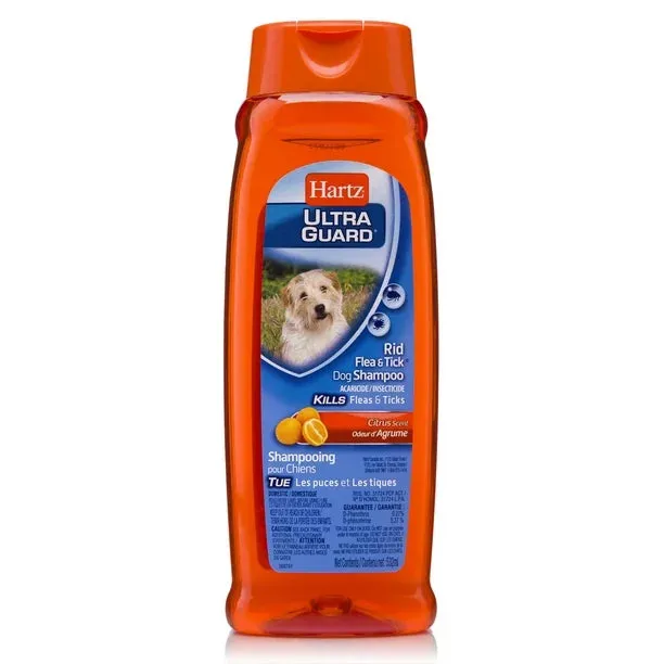 Hartz UltraGuard Rid Flea and Tick Dog Shampoo, Rid flea and tick shampoo kills fleas and ticks