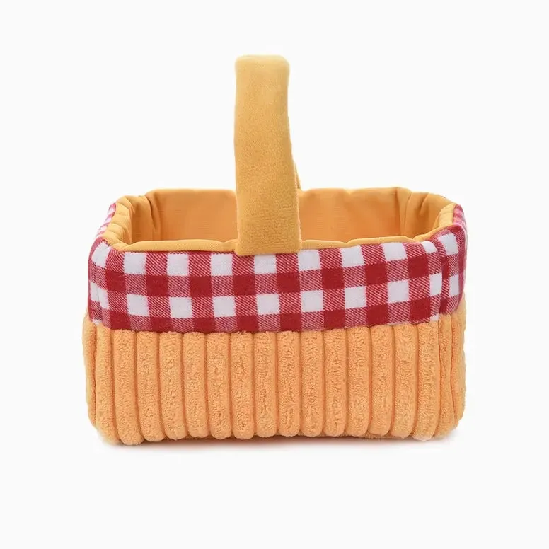 Hugsmart Pet Picnic Time Picnic Basket Interactive Toys for Dogs