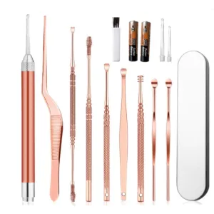 Innovative Spring Earwax Cleaner Tool Set With Light