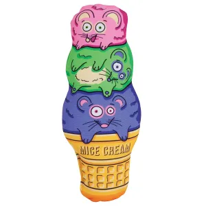 Kitty Kickz Mice Cream Cone Catnip Cat Toy