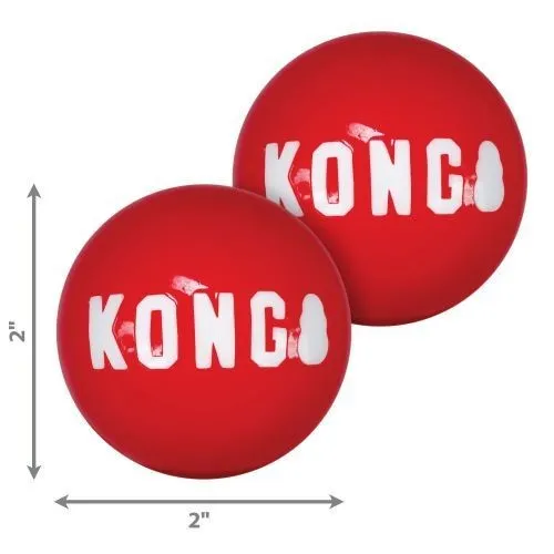 KONG Signature Balls 2-pk Small