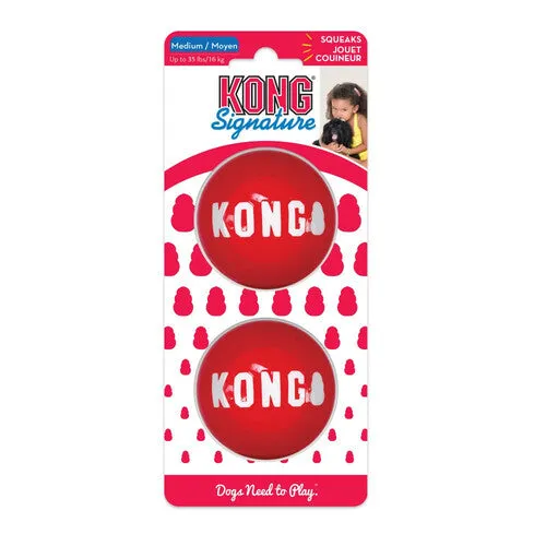 KONG Signature Balls 2-pk Small