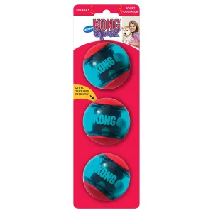 KONG Squeezz Action Red Medium Dog Toy {)_(}