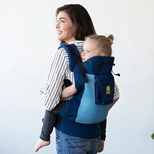LÍLLÉbaby CarryOn Airflow 3-in-1 Ergonomic Toddler & Child Carrier, Blue/Aqua - 20 to 60 lbs