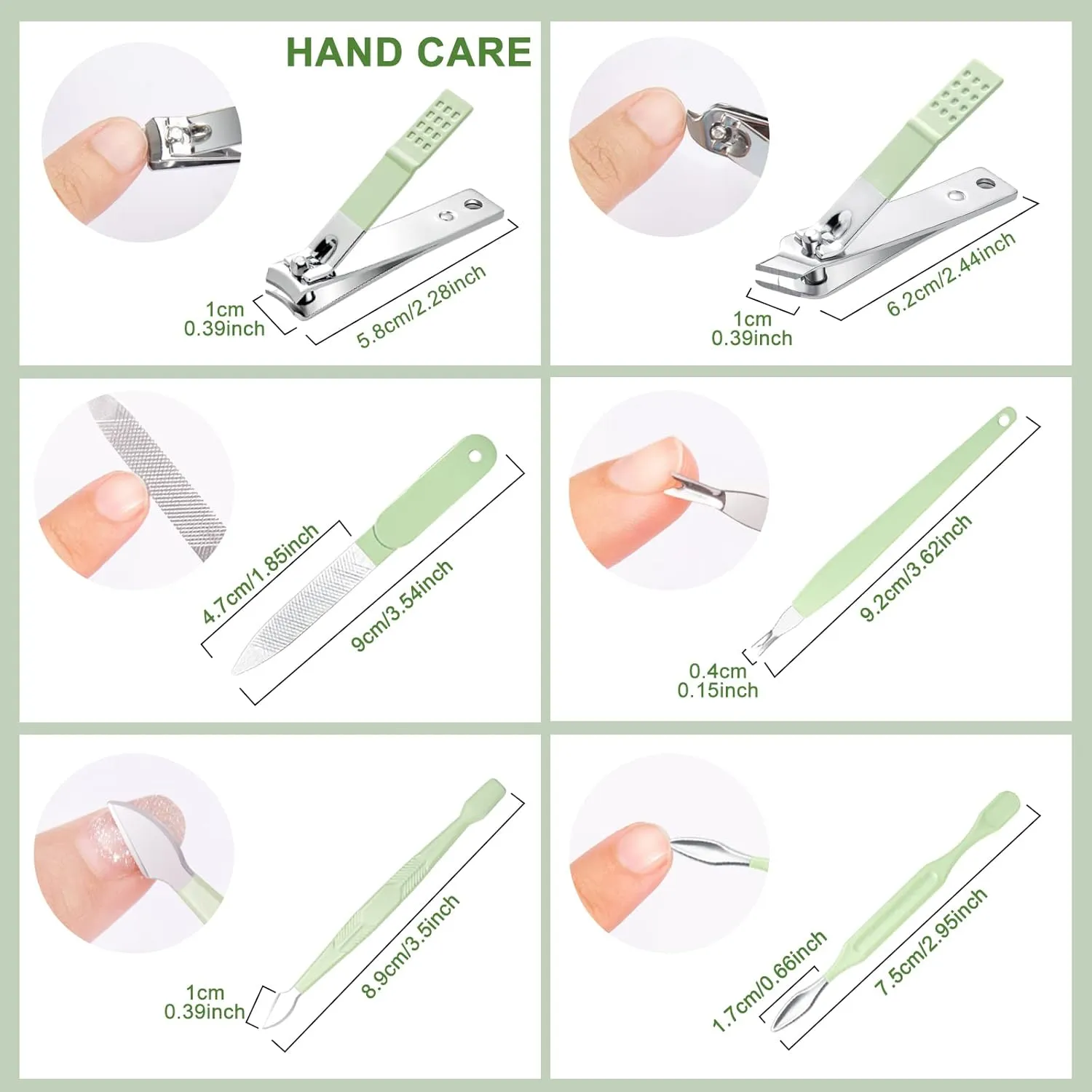 Manicure Set Professional Nail Clippers Pedicure Kit, 16 pcs Stainless Steel Grooming Kit with Luxurious