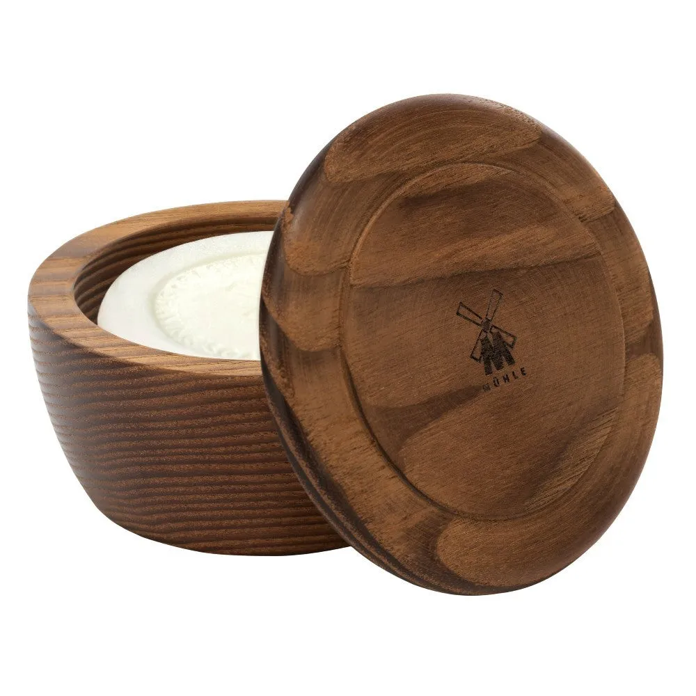 MÜHLE SHAVECARE Shaving Bowl w/ Shave Soap, Steamed Ash Bowl / Sandalwood