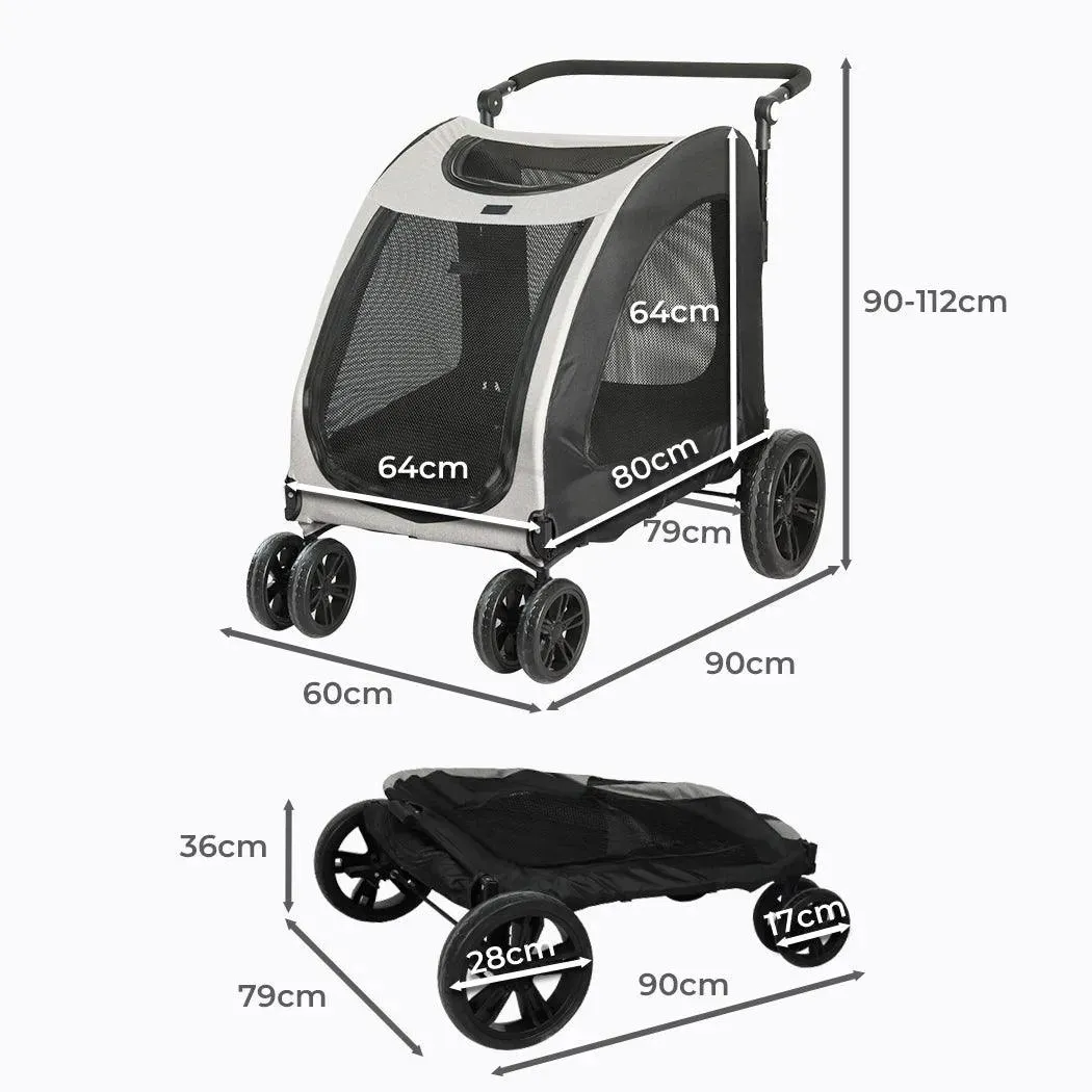 PaWz Pet Stroller 4 Wheel