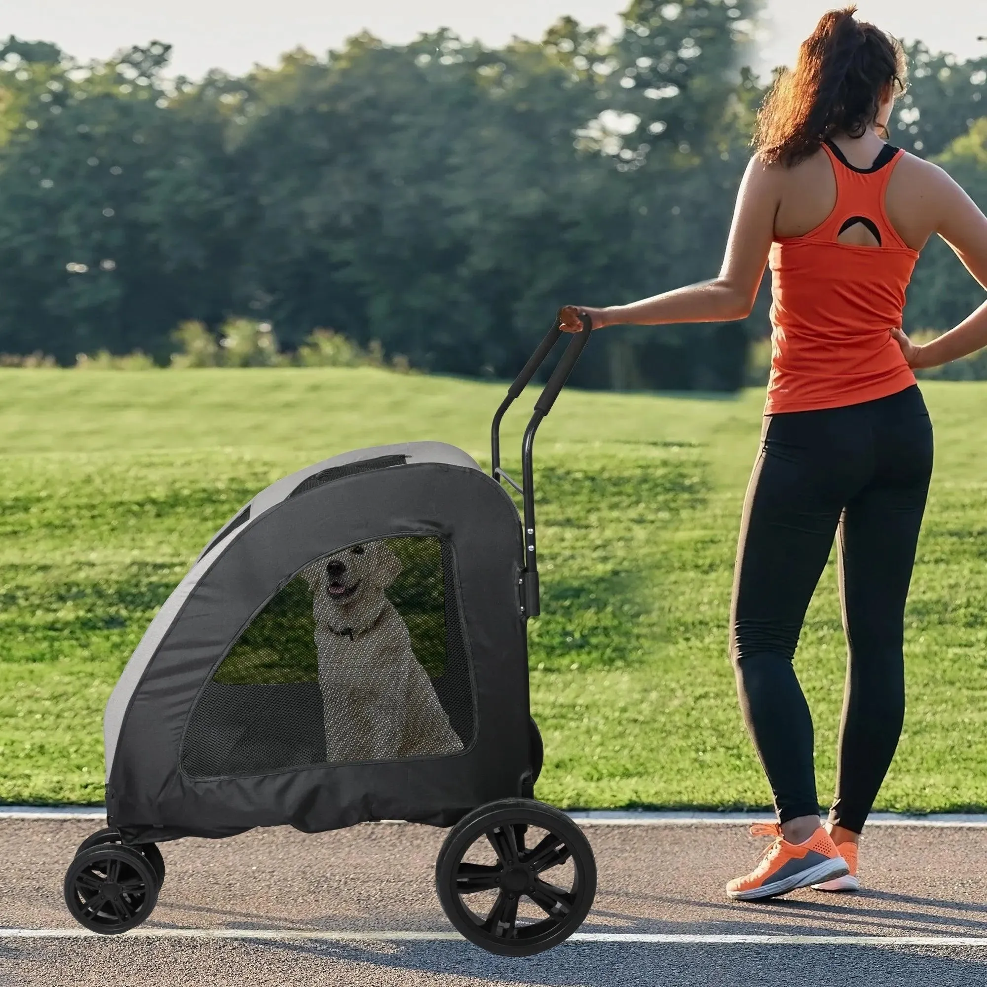 PaWz Pet Stroller 4 Wheel