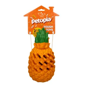 Petopia Tough Pawesome Pineapple Large Rubber Dog Toy^^^
