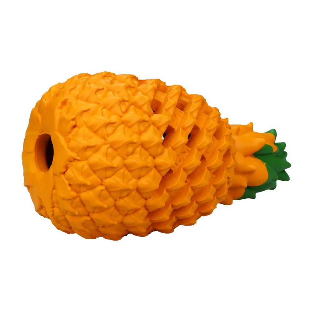 Petopia Tough Pawesome Pineapple Large Rubber Dog Toy^^^