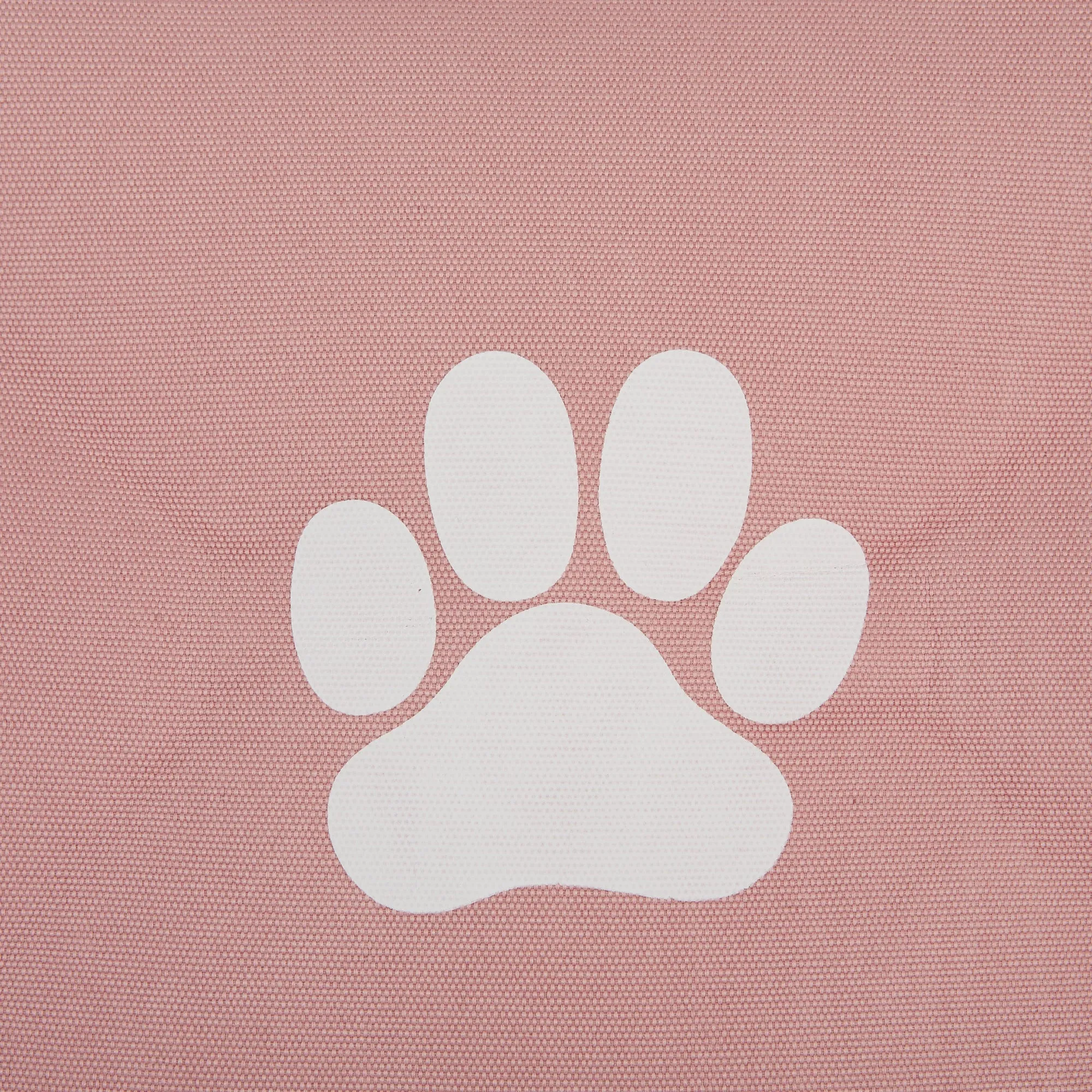 Polyester Pet Bin Paw Rose Round Small 9X12X12