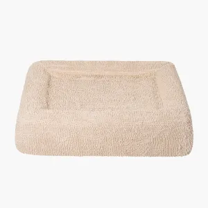 Premium Orthopedic Memory Foam Dog Bed - Cream (Medium)