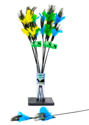 PURRfect® Peacock Feather Cat Toy