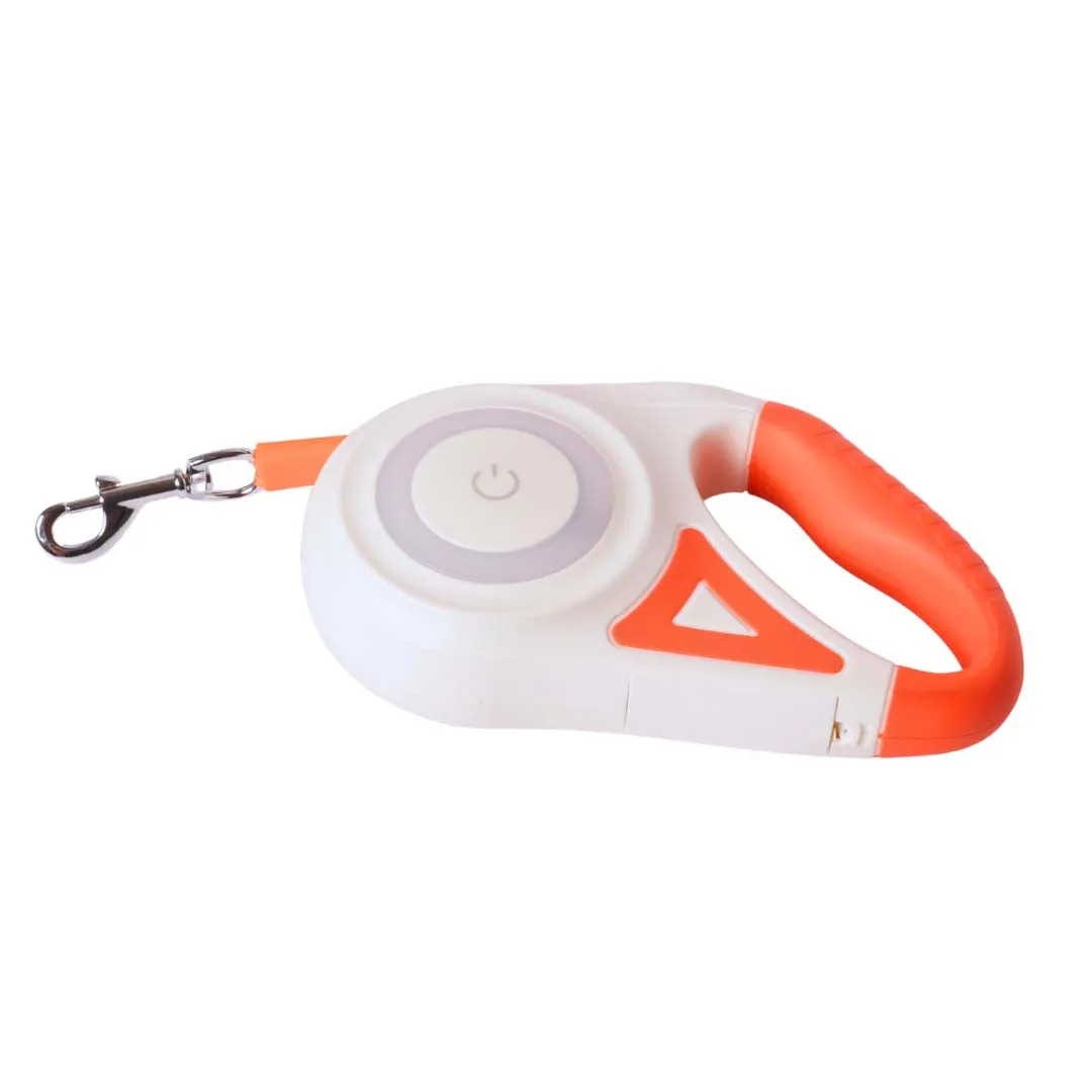 Retractable Leash With LED Lights & Torch