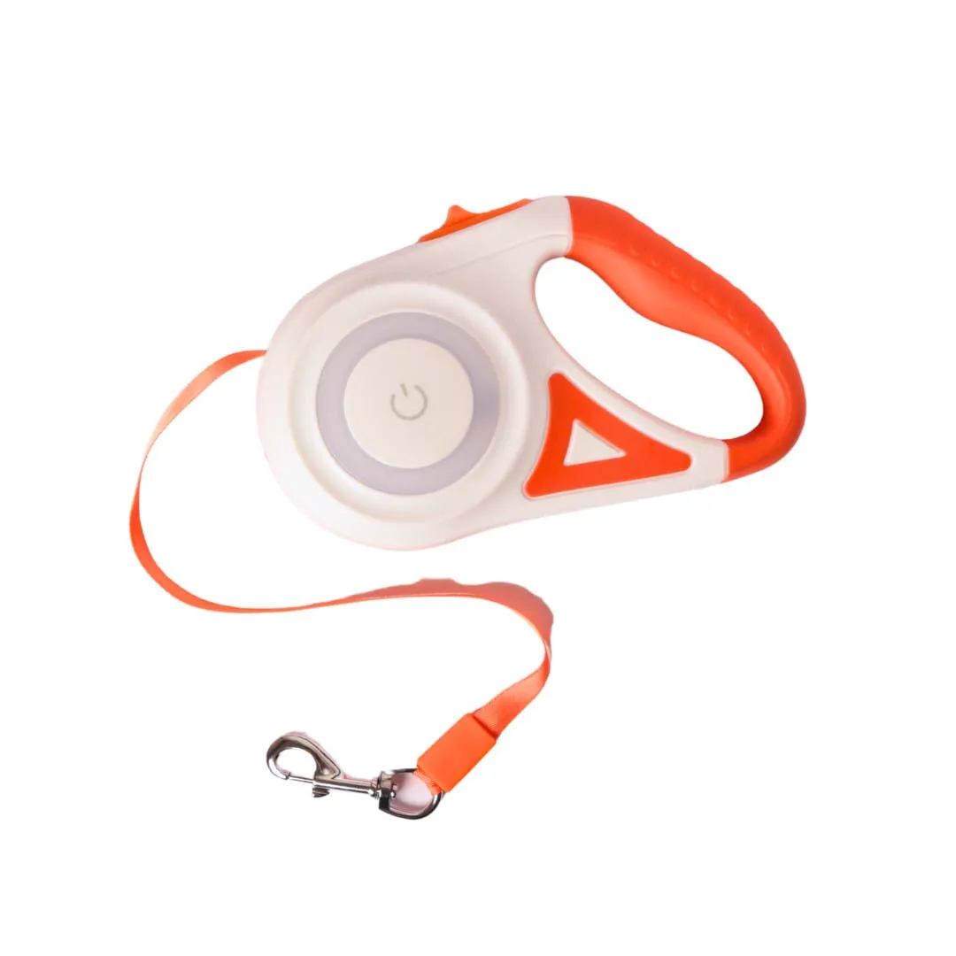 Retractable Leash With LED Lights & Torch