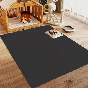 Reusable Pet Pads - Pet Crate Floor Protection Mat - Waterproof Puppy Leak-proof Training Pads Easystoclean Pee Pad, Antislip, Antiodor, For Small, Medium, Large Dogs, Cats(Darkgray,140x200cm)