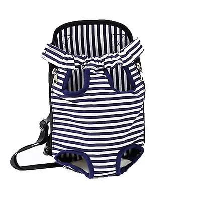 S 28*18cm leopard strips Outdoor portable pet bag, breathable Mesh backpack for cats and dogs AZ19615