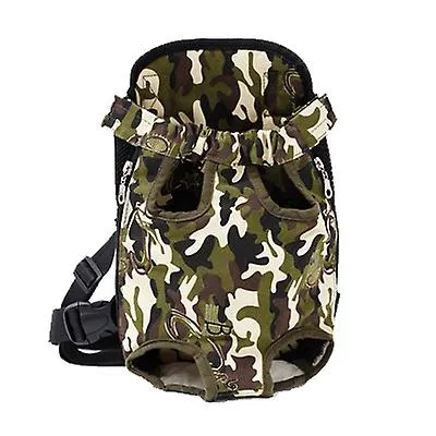 S 28*18cm leopard strips Outdoor portable pet bag, breathable Mesh backpack for cats and dogs AZ19615