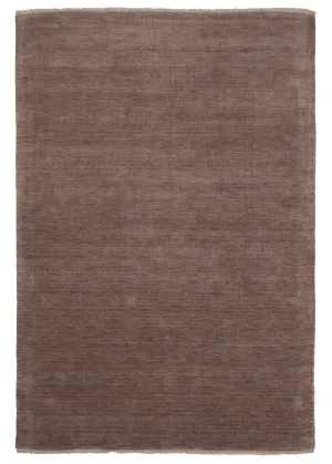 Sample of Bhakti Abrash Wool Blend Rug in Mauve