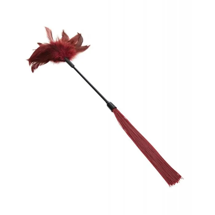 S&M - Sex and Mischief Enchanted Feather Tickler (Burgundy)