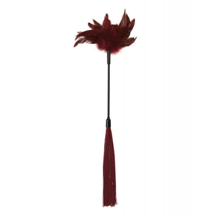 S&M - Sex and Mischief Enchanted Feather Tickler (Burgundy)