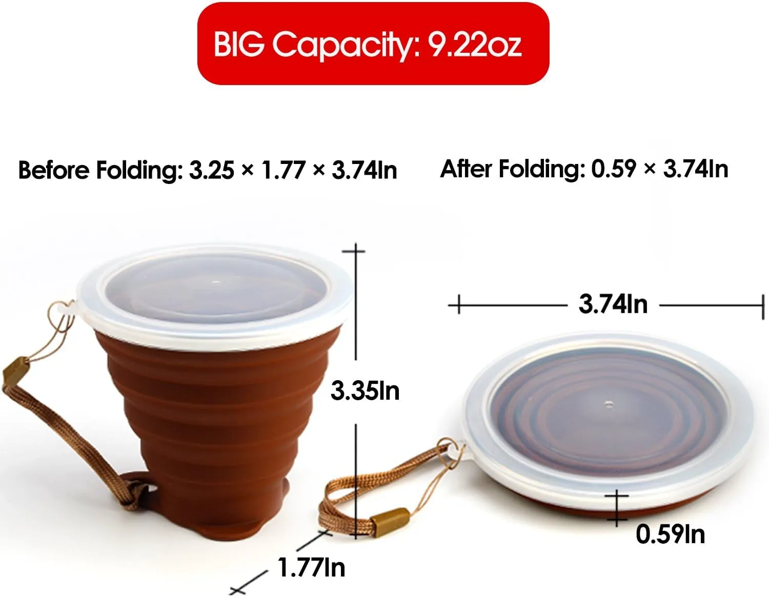 Silicone Collapsible Travel Cup